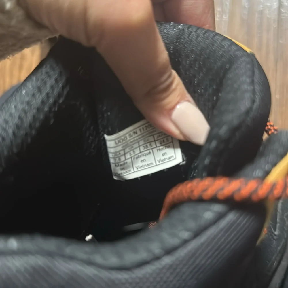 UGG Black/Orange Lace Up Sneaker - Picture 7 of 9